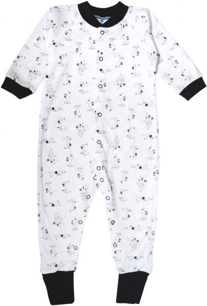 Человечек Minikin Веселый щенок р.80 белый с рисунком 197040380 