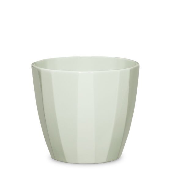 Кашпо керамічне Scheurich Elegance круглий 4,6 л світло-сірий 