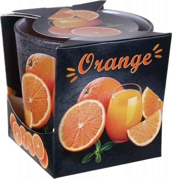 Свеча в стакане Orange 1252