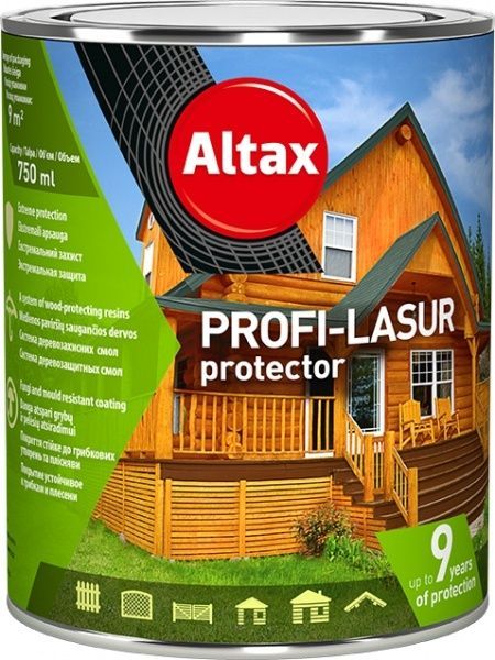 Лазурь Altax PROFI-LASUR protector Дуб мат 0,75 л