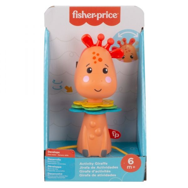 Іграшка-брязкальце Fisher Price Кумедна жирафа GWL65