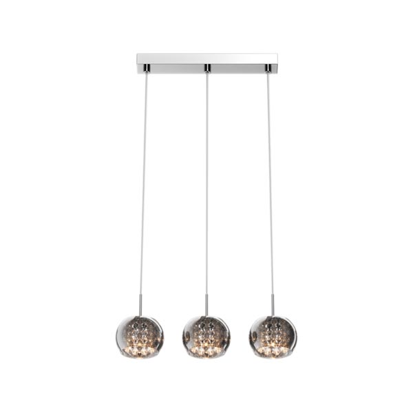 Світильник підвісний Zuma Line Crystal 3x42 Вт G9 хром 