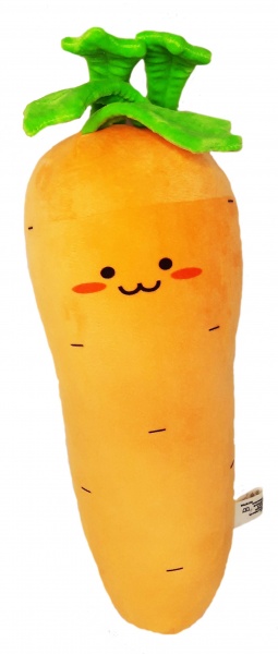 Подушка декоративная Морковка 18x50 см оранжевый Анна 