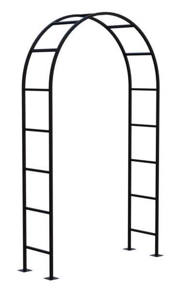Арка садовая для плетущихся растений 2,4 м черная