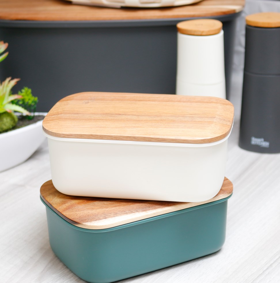 Масленка с крышкой Smart Kitchen by Flamberg Duck green 16,6х11,7х6,8 см