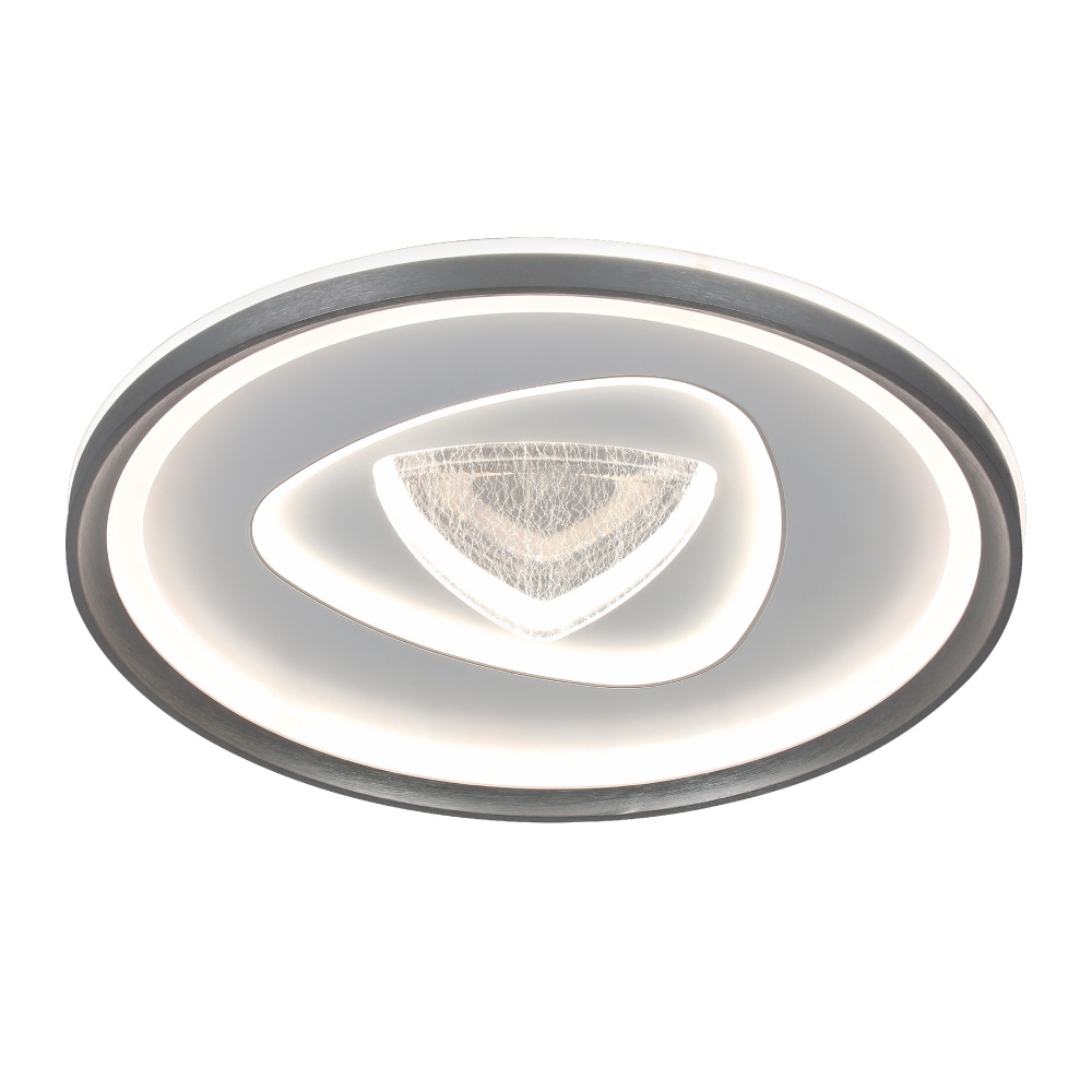 Люстра потолочная Videx DECORA 1x56 Вт белый/серый 28275