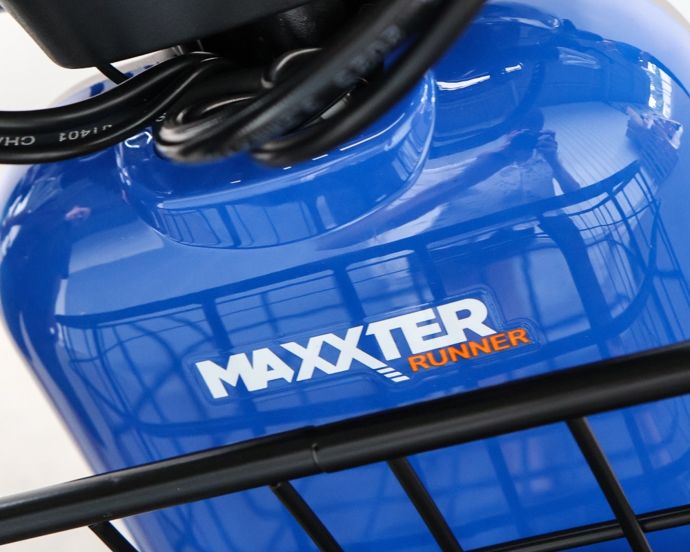 Электроскутер Maxxter RUNNER (Black-Blue) 1500 Вт