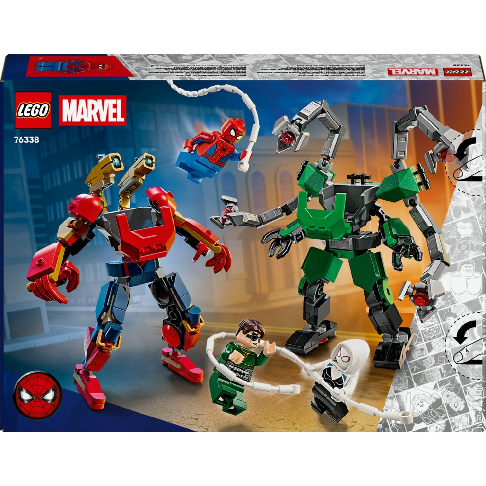 Конструктор LEGO Super Heroes Marvel Битва роботов: Человек-паук vs. Доктор Осьминог 76338