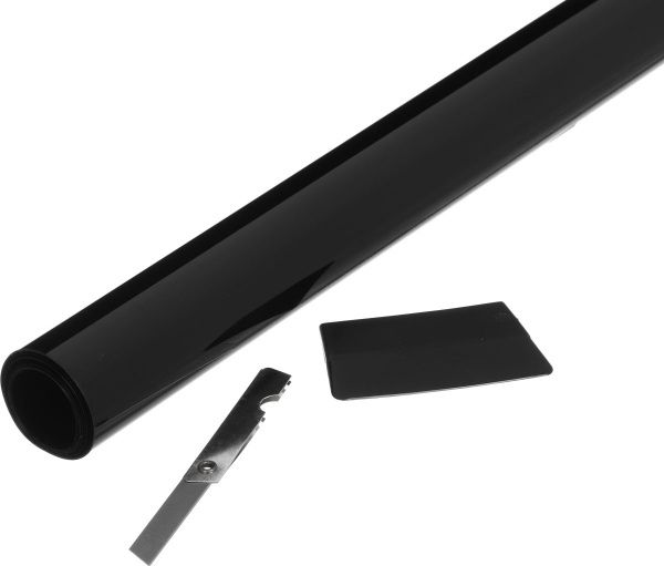 Пленка солнцезащитная 0,5 x 3m, Dark Black Коэффициент пропускания света - 20%