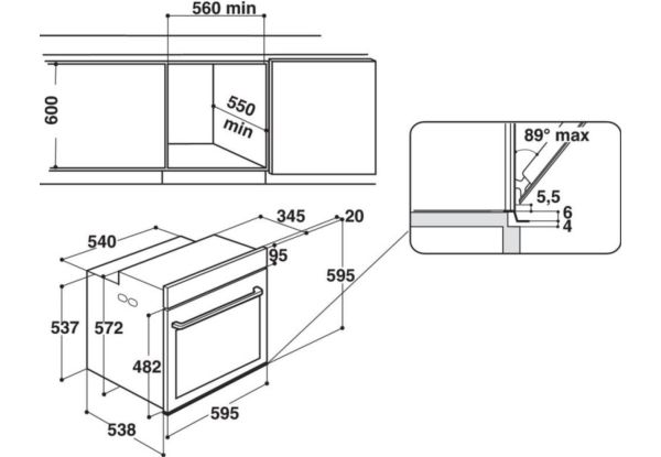 Духова шафа Whirlpool W7OM44S1C