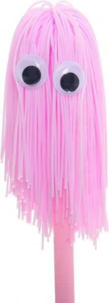 Ручка шариковая Глазки розовые 