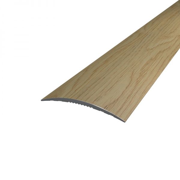 Порожек алюминиевый декоративный АЛЮПРО с отверстиями 40x2710 мм дуб натуральный 