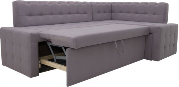 Уголок кухонный Кедр КАРАТ раскладной Г розовый