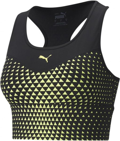 Бра Puma Mid Graphic Long Line Bra 52030051 XS чорний