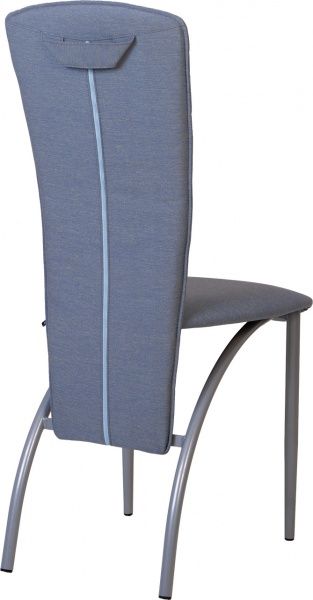 Стілець обідній Nowy Styl ALICE ALU (BOX-4) (CH) GD-55 блакитний/алюміній
