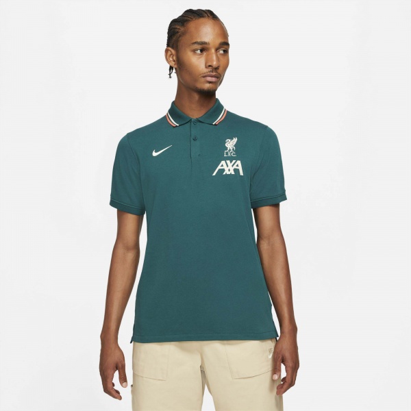 Поло Nike LFC M NK DF POLO SLIM DA9778-376 р.S зелений