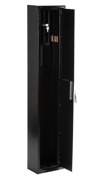 Сейф оружейный Metalzavod ШОЕ-1400 черный (2 ружья + трейзер) 