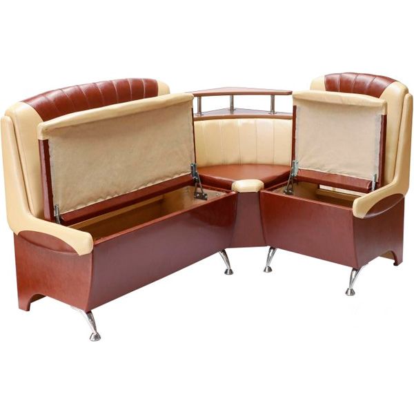 Уголок кухонный Мокко коричнево-бежевый 2 категория