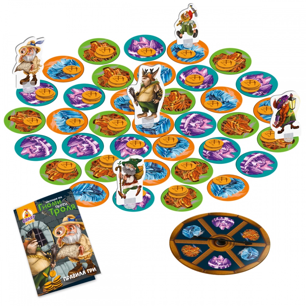 Гра настільна Vladi Toys Гноми проти троля VT8055-36