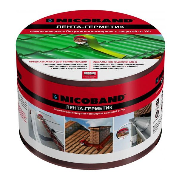 Кровельно-уплотнительная лента TECHNONICOL Nicoband 75 мм x 3 м коричневая