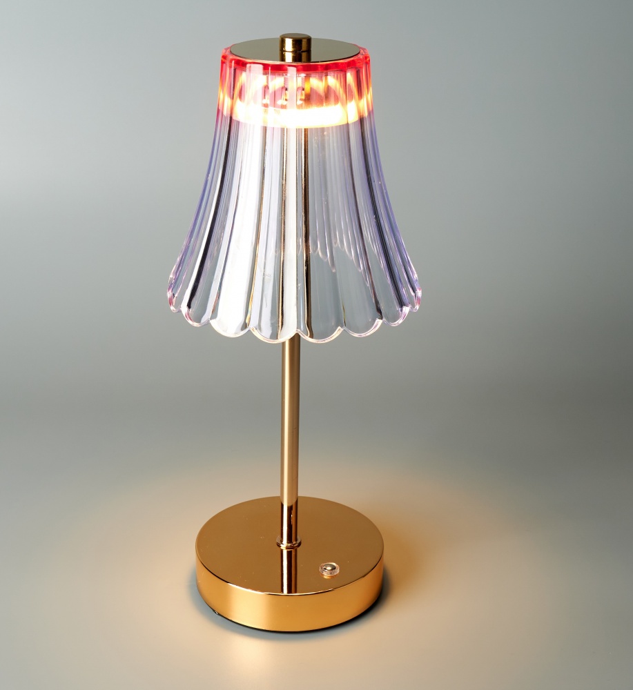 Настольная лампа аккумуляторная Berger 1x1 Вт золото 1054-TL-1 Gold