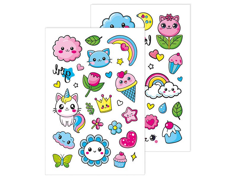 Набір тимчасових татуювань Ranok Creative Tattoos Рожеве кошеня 545416