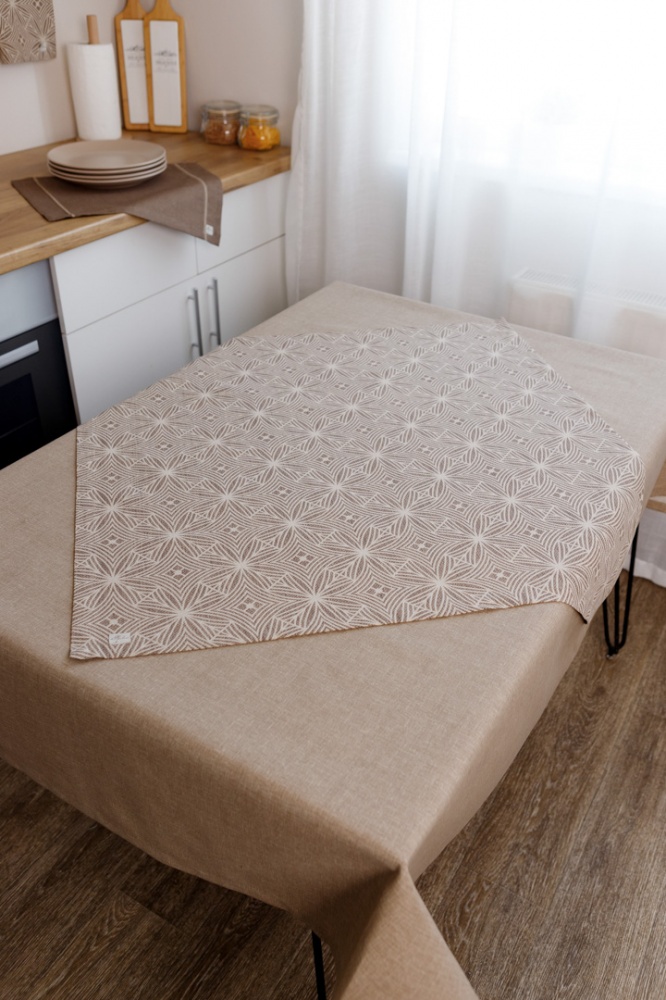 Скатертина Кориця Мокко 133x133 см Прованс