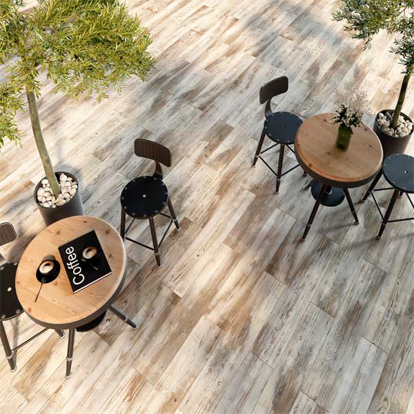 Плитка Zeus Ceramica Legno brown ZZXLV6R 15x90 