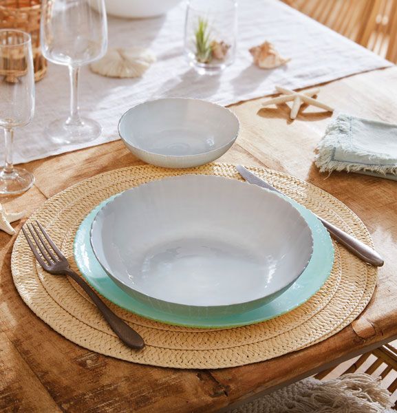 Тарілка обідня Ammonite Turquoise 26 см Luminarc