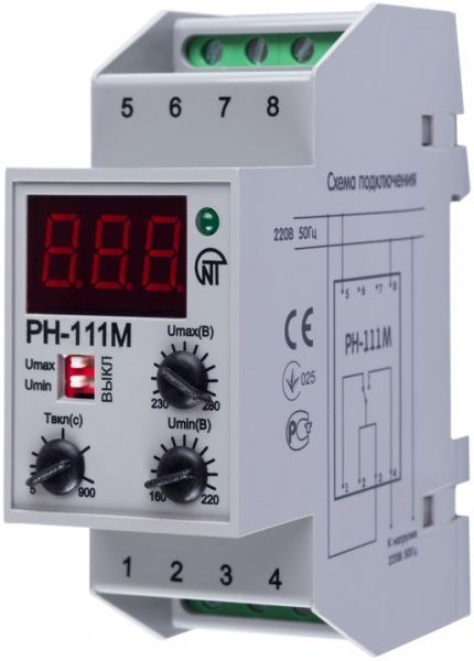 Реле напруги  Volt Control 16 А РН-111М