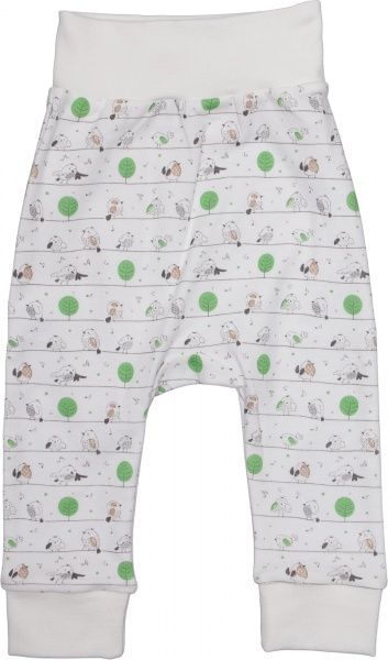 Штани для новонароджених Baby Veres Funy sparrows р.74 молочний 