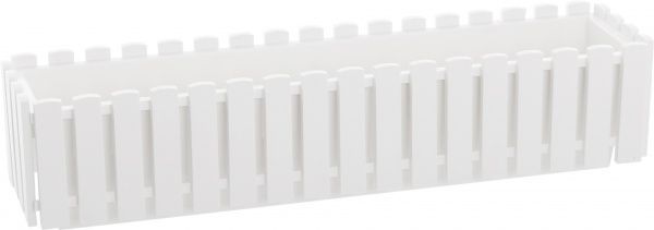 Ящик балконний Plastkon Fency прямокутний 10,5л білий 