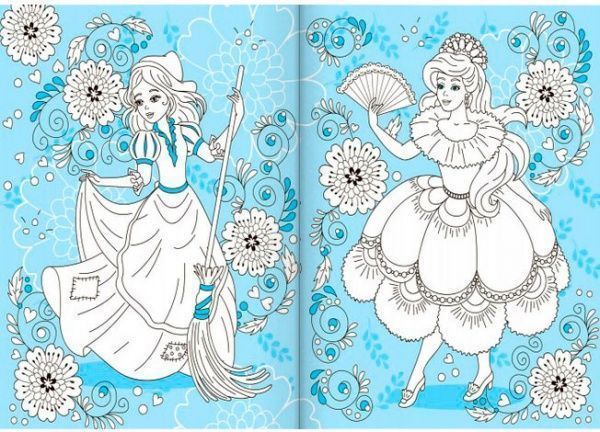 Розмальовка Ірина Пушкар «Велика книга для творчості: Принцеси-танцівниці» 978-9-6674-8453-8