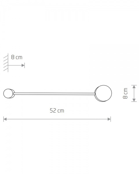 Світильник стельовий Nowodvorski Orbit 1x8 Вт GX53 білий 7802 