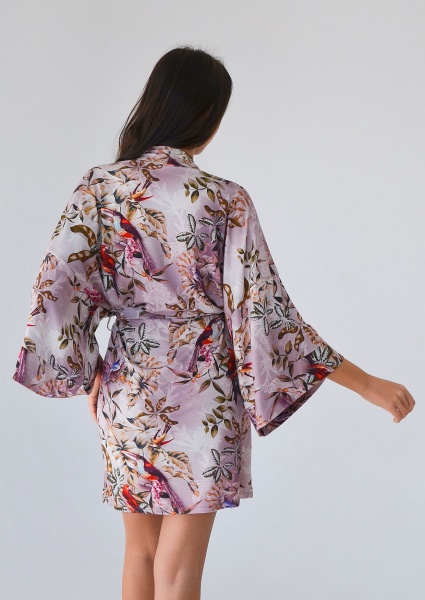 Халат домашній жіночий Roksana Alexandra р. 42 різнокольоровий №1523/60020