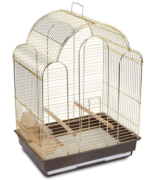 Клітка AnimAll 42х30х56 см золото 9100-G 