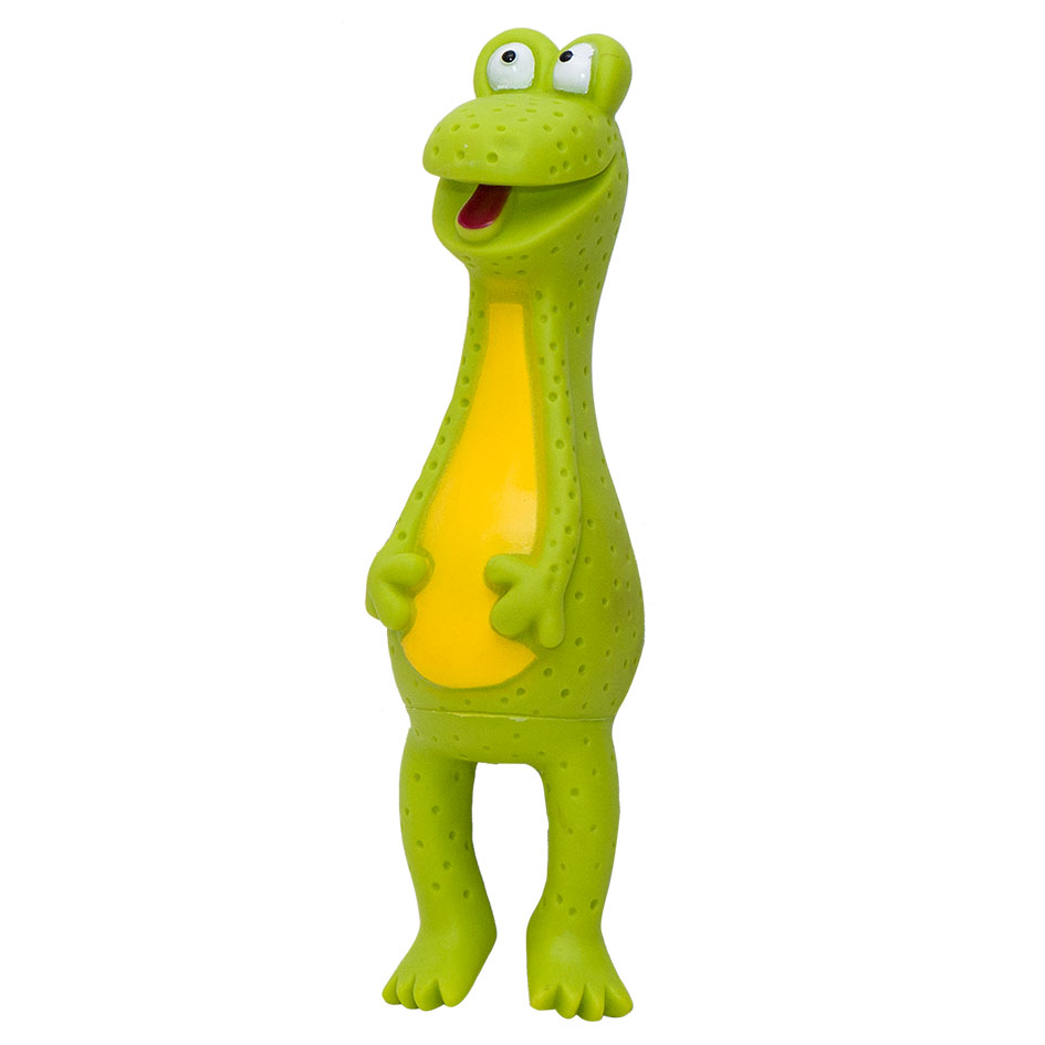 Іграшка для собак Eastland жаба з пищалкою вініл зелений 285 см 520-282