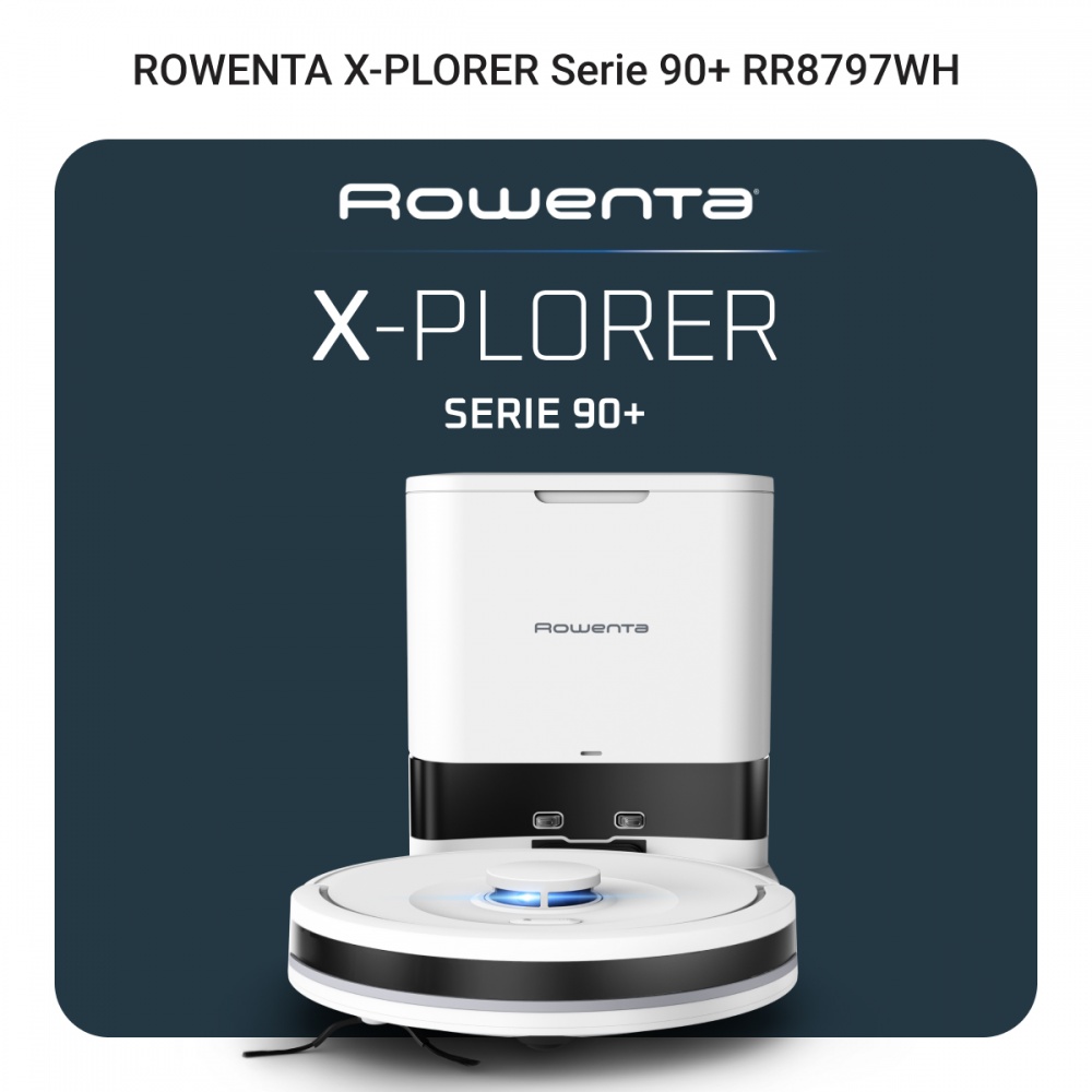 Робот-пылесос Rowenta X-PLORER Serie 90+ RR8797WH white