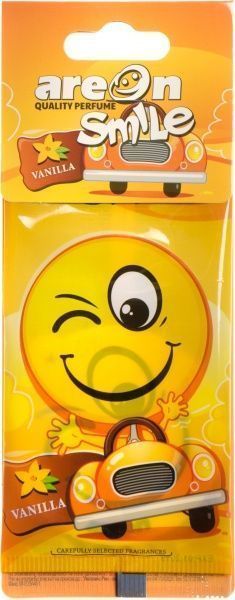Ароматизатор на зеркало  АРЕОН smile ваниль