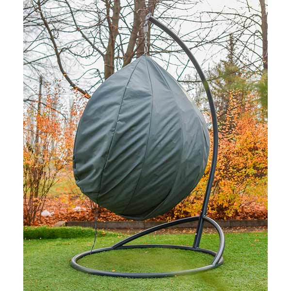 Чехол на кресло-кокон серый одноместный