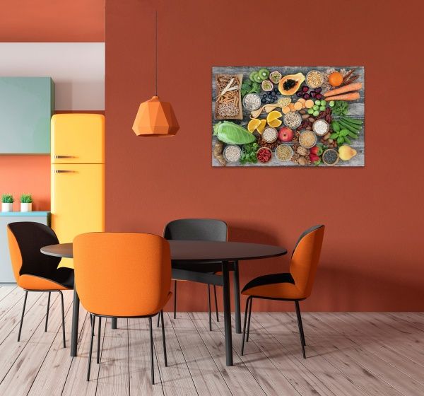 Картина Смачний натюрморт КП10-009 69x45 см 