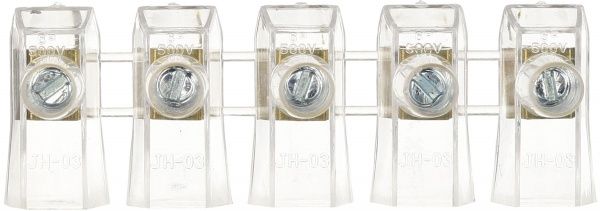 Клемник кінцевий E.NEXT e.tc.end.stand.5.6 6 мм 5 шт. прозорий 