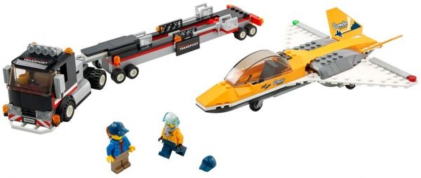Конструктор LEGO City Транспортировка самолёта на авиашоу 60289