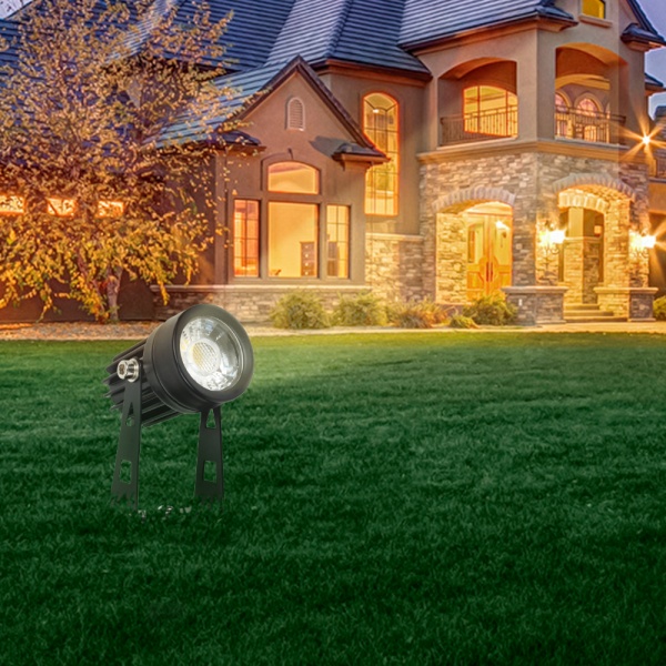 Світильник садовий LightMaster LED 3 Вт IP65 чорний SP1602 3W 230V 6500K 