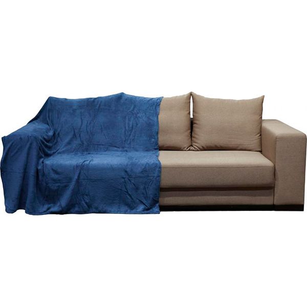 Плед мікрофібра Underprice синій 200x220 см