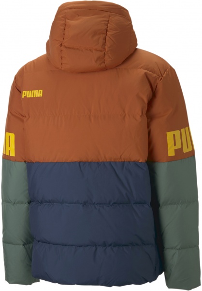 Пуховик Puma POWER HOODED DOWN PUFFER 84933564 р.M різнокольоровий