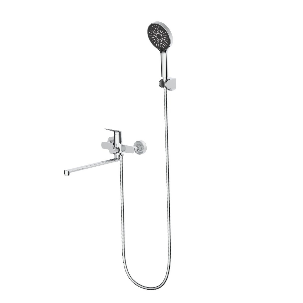 Смеситель для ванны FADO S.r.l в комплекте Garda хром длинный MIX05022C