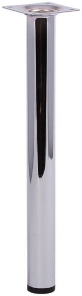 Мебельная ножка Larvij L61R30CH30 d30x300 мм хромована 