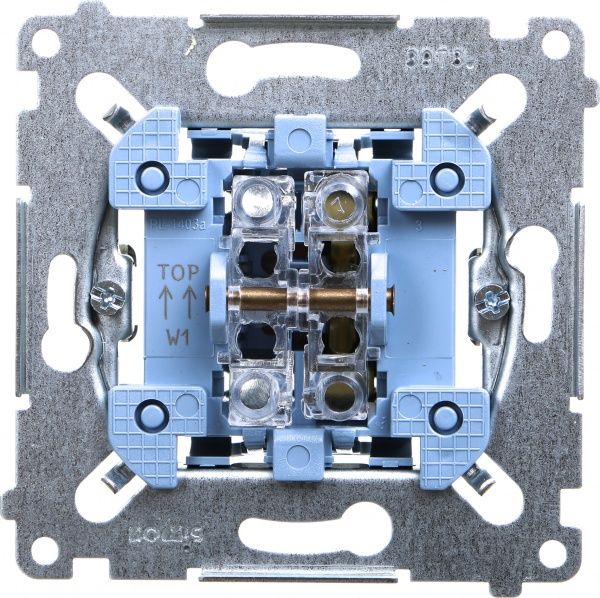 Механизм выключателя одноклавишный Simon 54 без подсветки 10 А 250В SW1M