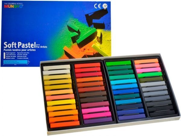 Пастель суха професійна, м'яка Mungyo 94100666 48 кольорів